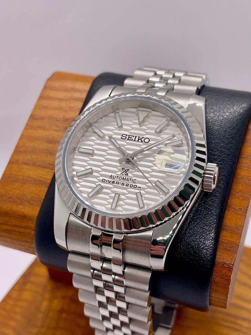DATEJUST MOD WHITE WAVE DIAL