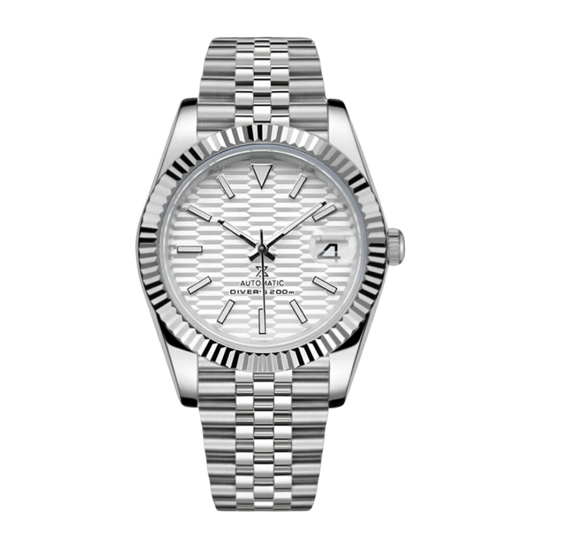 DATEJUST MOD WHITE WAVE DIAL