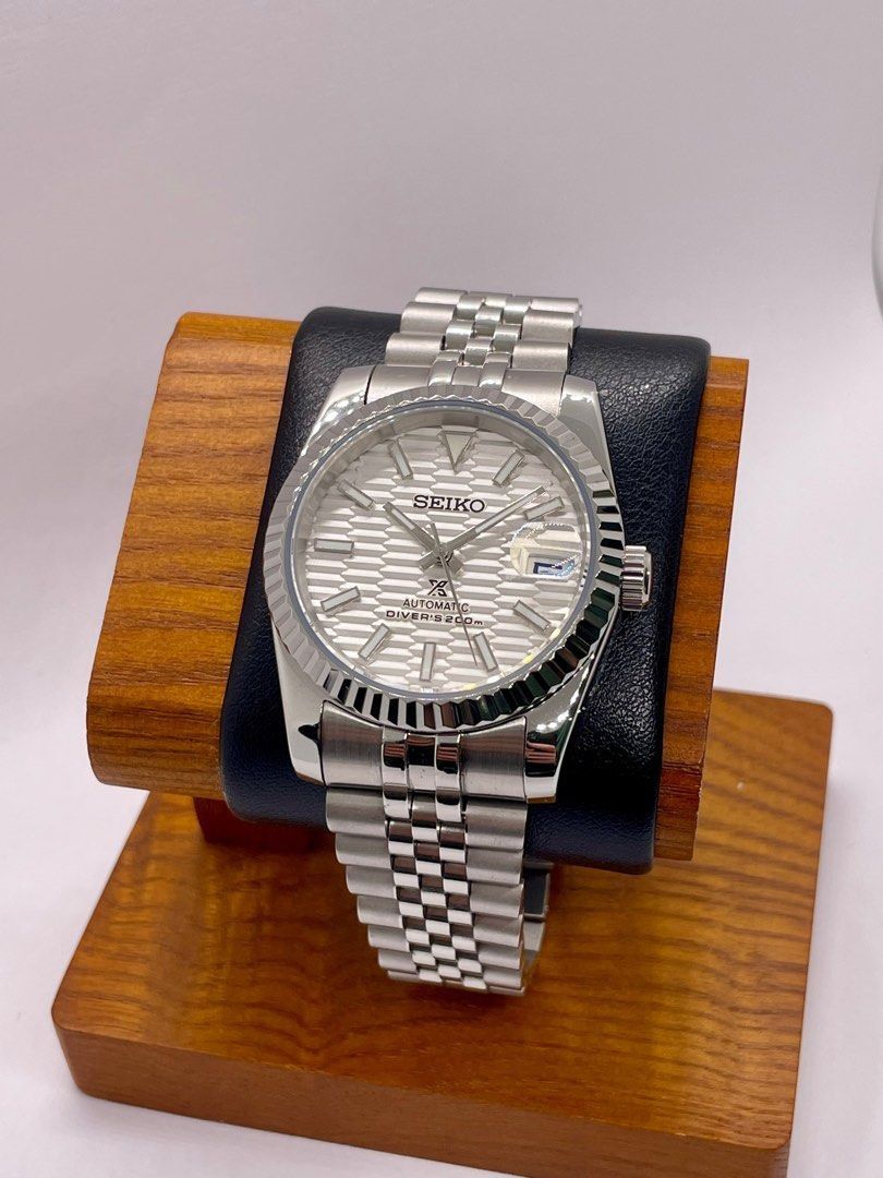 DATEJUST MOD WHITE WAVE DIAL