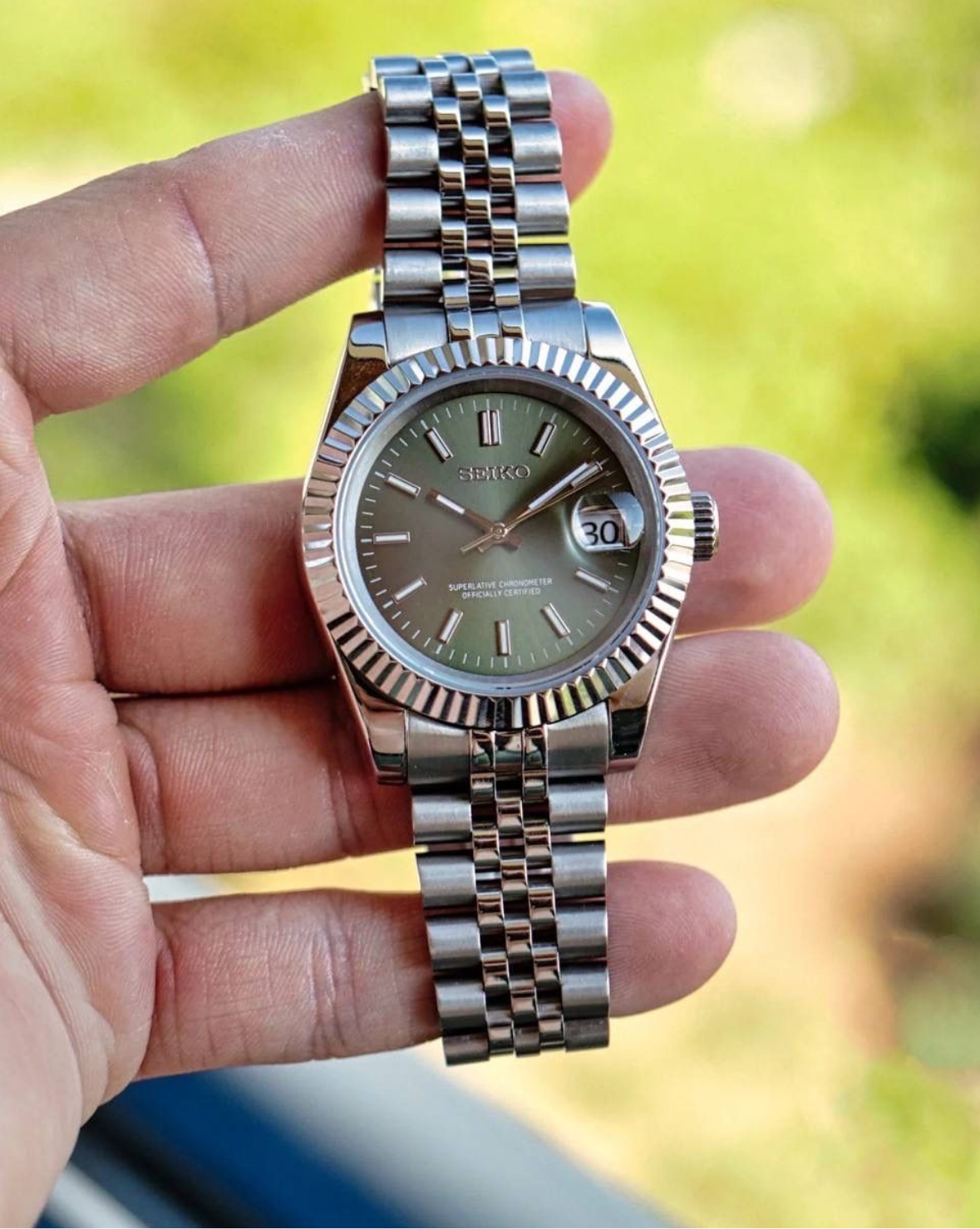 DATE JUST (Olive)