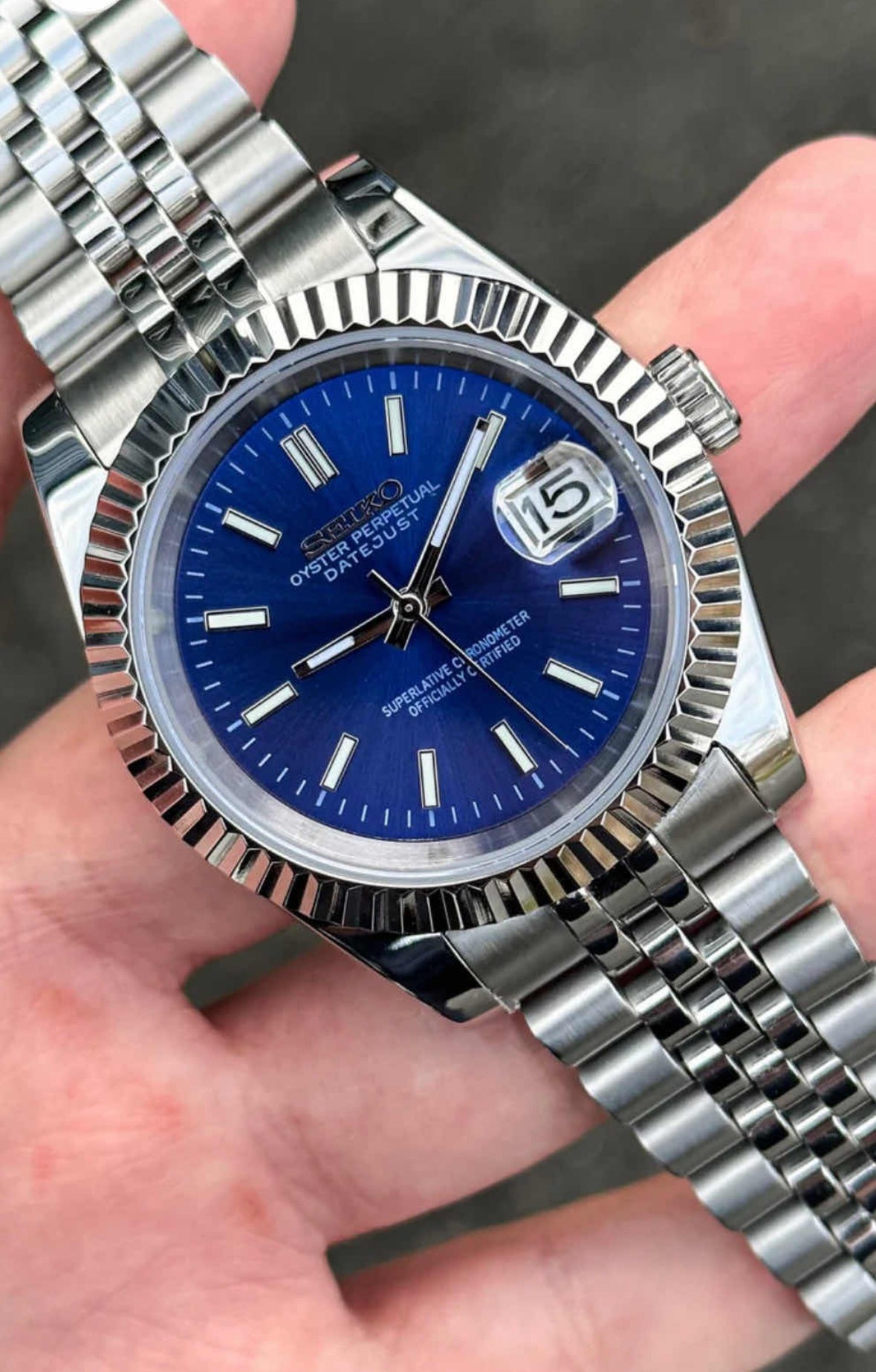 DATEJUST MOD BLUE DIAL