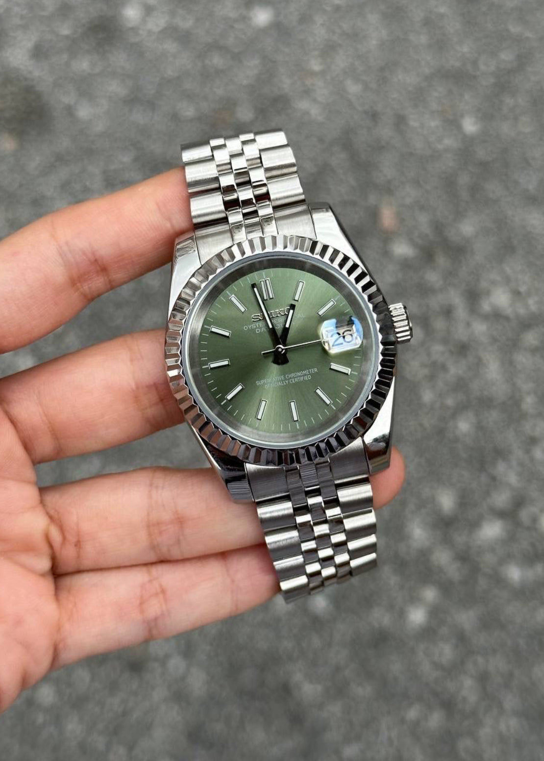 DATE JUST (Olive)