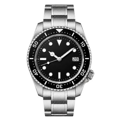 Montreval Montier Diver Steel – automatic watch, stainless steel case and bracelet
