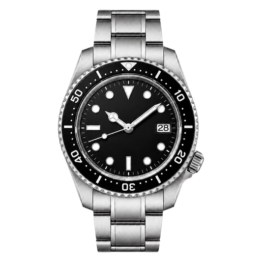 Montreval Montier Diver Steel – automatic watch, stainless steel case and bracelet
