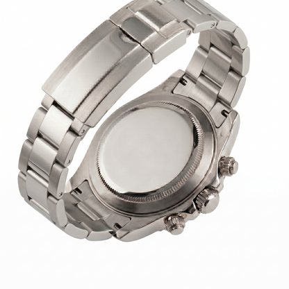 Montreval Torvex White Steel – automatic watch, stainless steel case and bracelet
