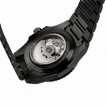 Montreval Valtor ALL Black – automatic watch, stainless steel case and bracelet