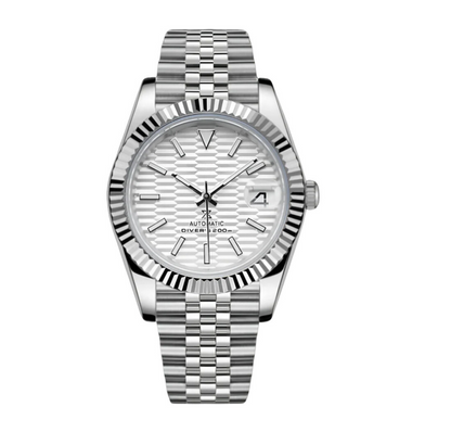 DATEJUST MOD WHITE WAVE DIAL