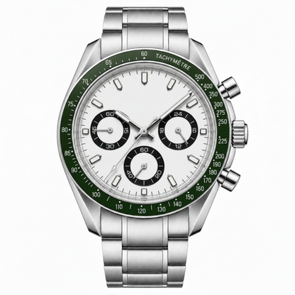 Montreval Torvex Green Steel – automatic watch, stainless steel case and bracelet