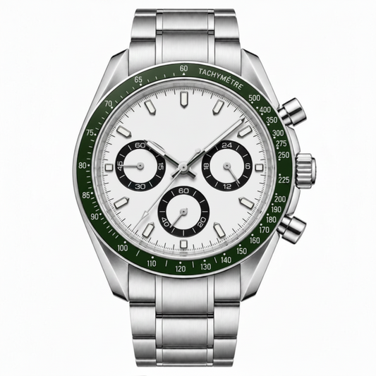 Montreval Torvex Green Steel – automatic watch, stainless steel case and bracelet