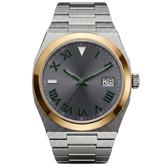 Montreval Tolaris Padel TWO Tone – automatic watch, stainless steel case and bracelet