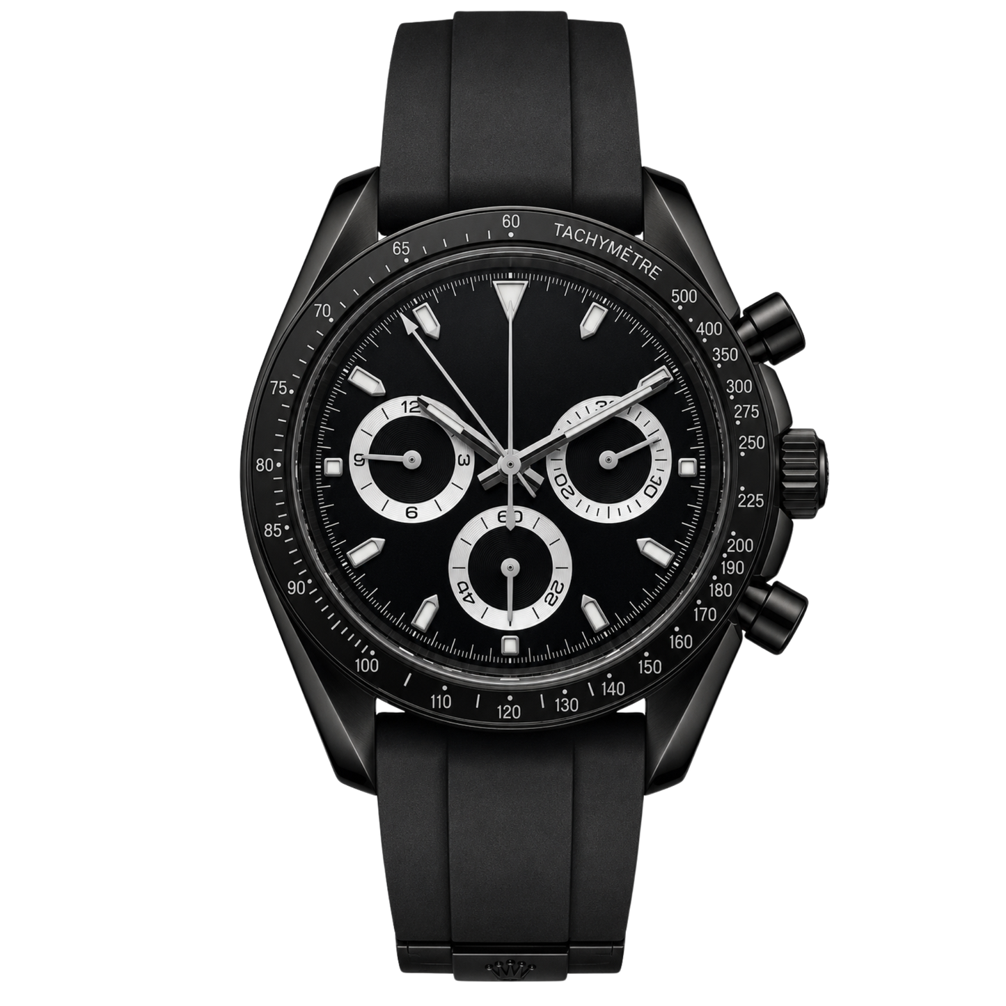 Montreval Torvex ALL Black – automatic watch, stainless steel case and bracelet