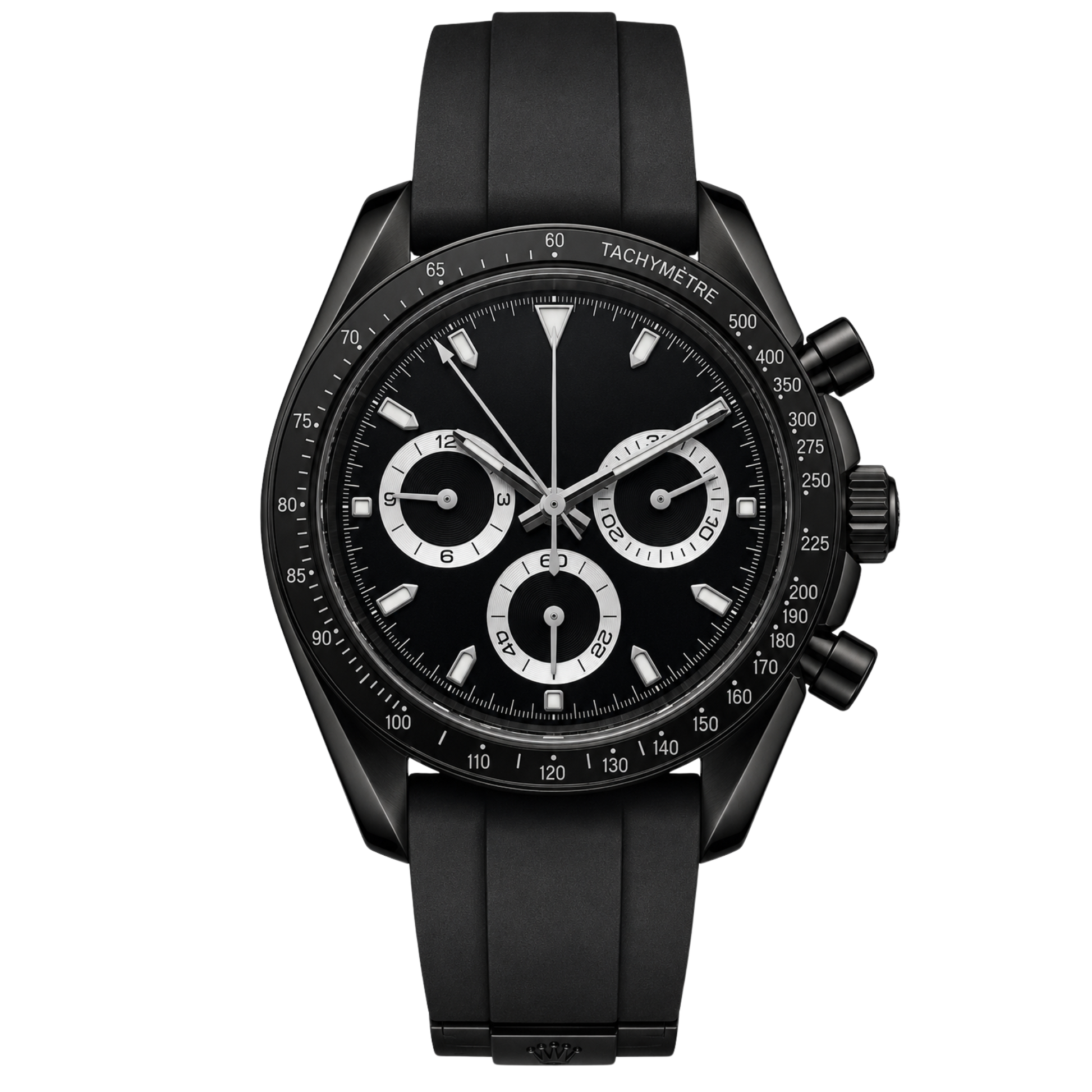 Montreval Torvex ALL Black – automatic watch, stainless steel case and bracelet