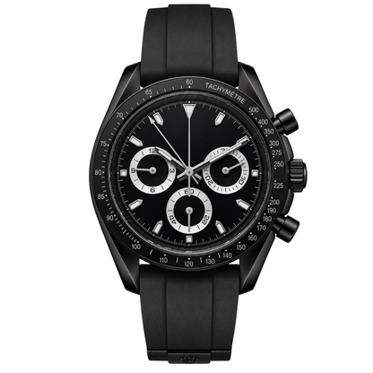 Montreval Torvex ALL Black – automatic watch, stainless steel case and bracelet