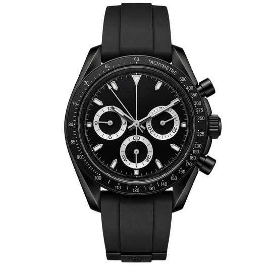 Montreval Torvex ALL Black – automatic watch, stainless steel case and bracelet