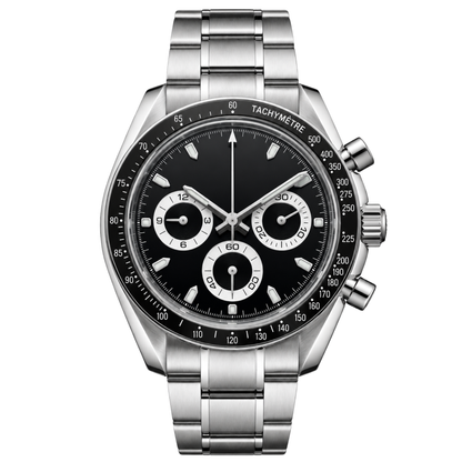 Montreval Torvex Black Steel – automatic watch, stainless steel case and bracelet