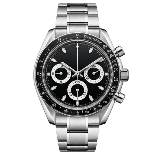 Montreval Torvex Black Steel – automatic watch, stainless steel case and bracelet