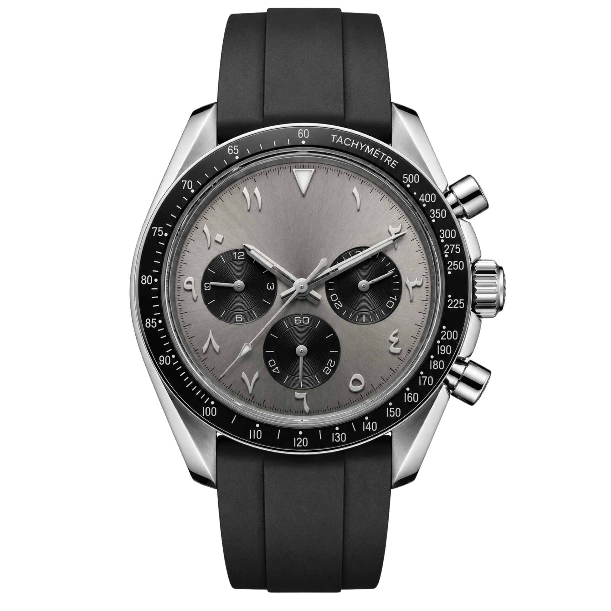 Montreval Torvex Grey Steel – automatic watch, stainless steel case and bracelet