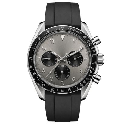 Montreval Torvex Grey Steel – automatic watch, stainless steel case and bracelet