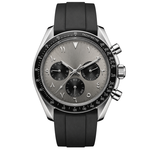Montreval Torvex Grey Steel – automatic watch, stainless steel case and bracelet