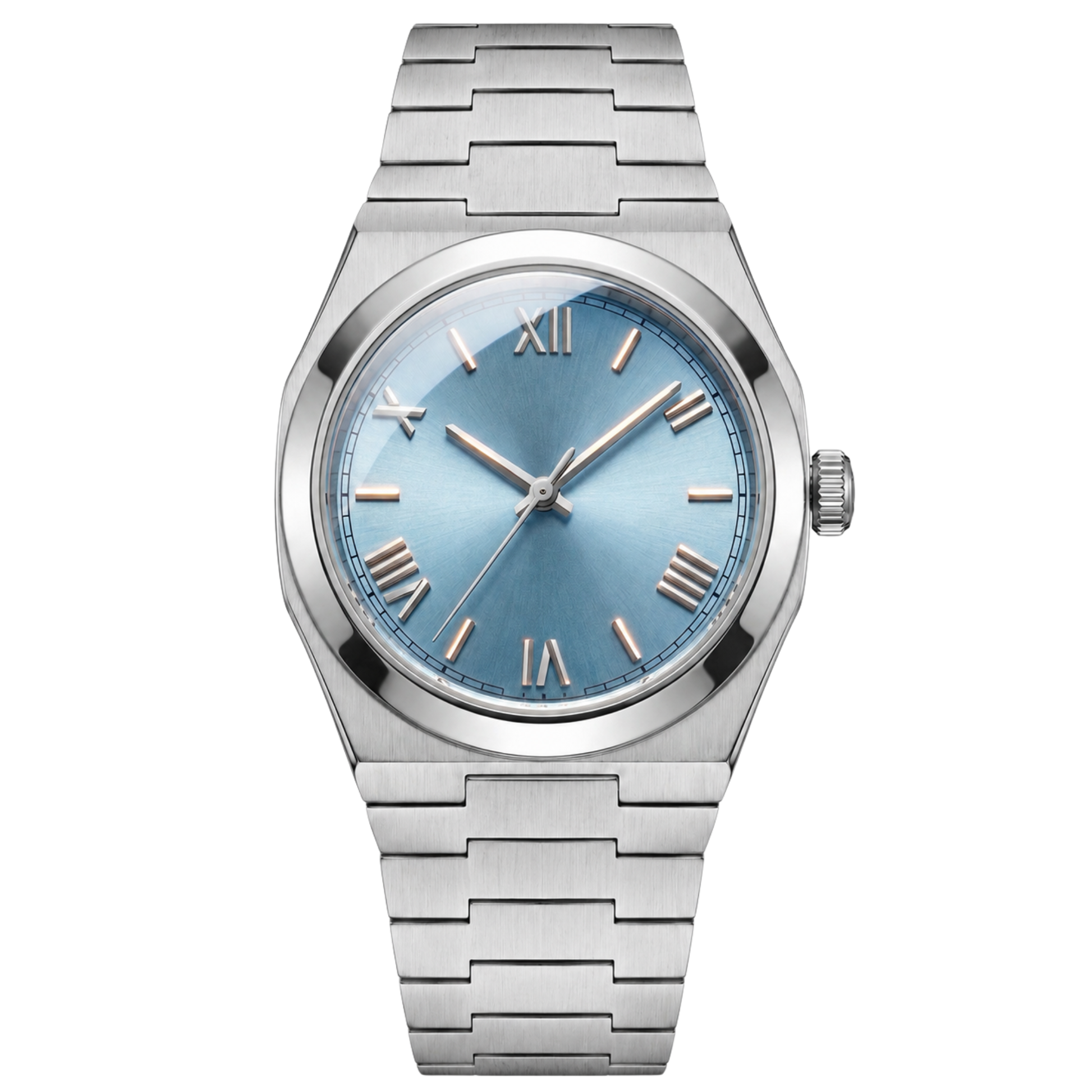 Montreval Artis ICE Steel – automatic watch, stainless steel case and bracelet
