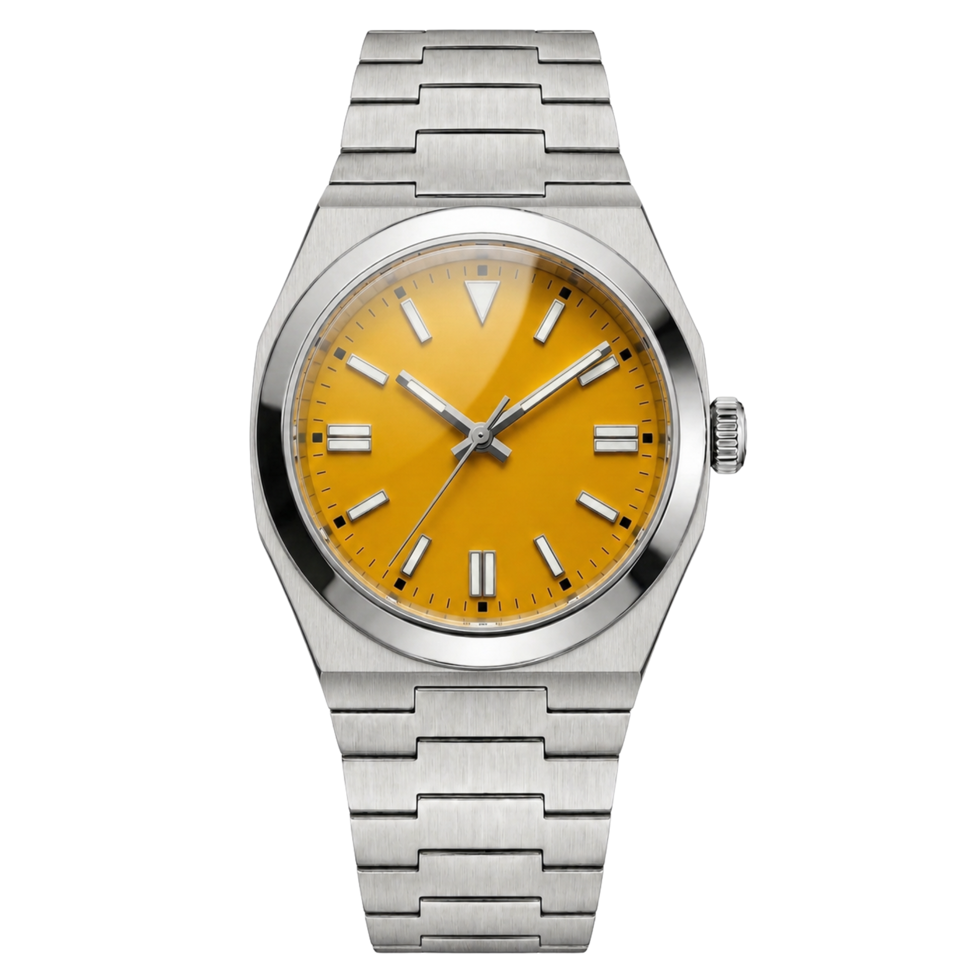 Montreval Artis Yellow Steel – automatic watch, stainless steel case and bracelet