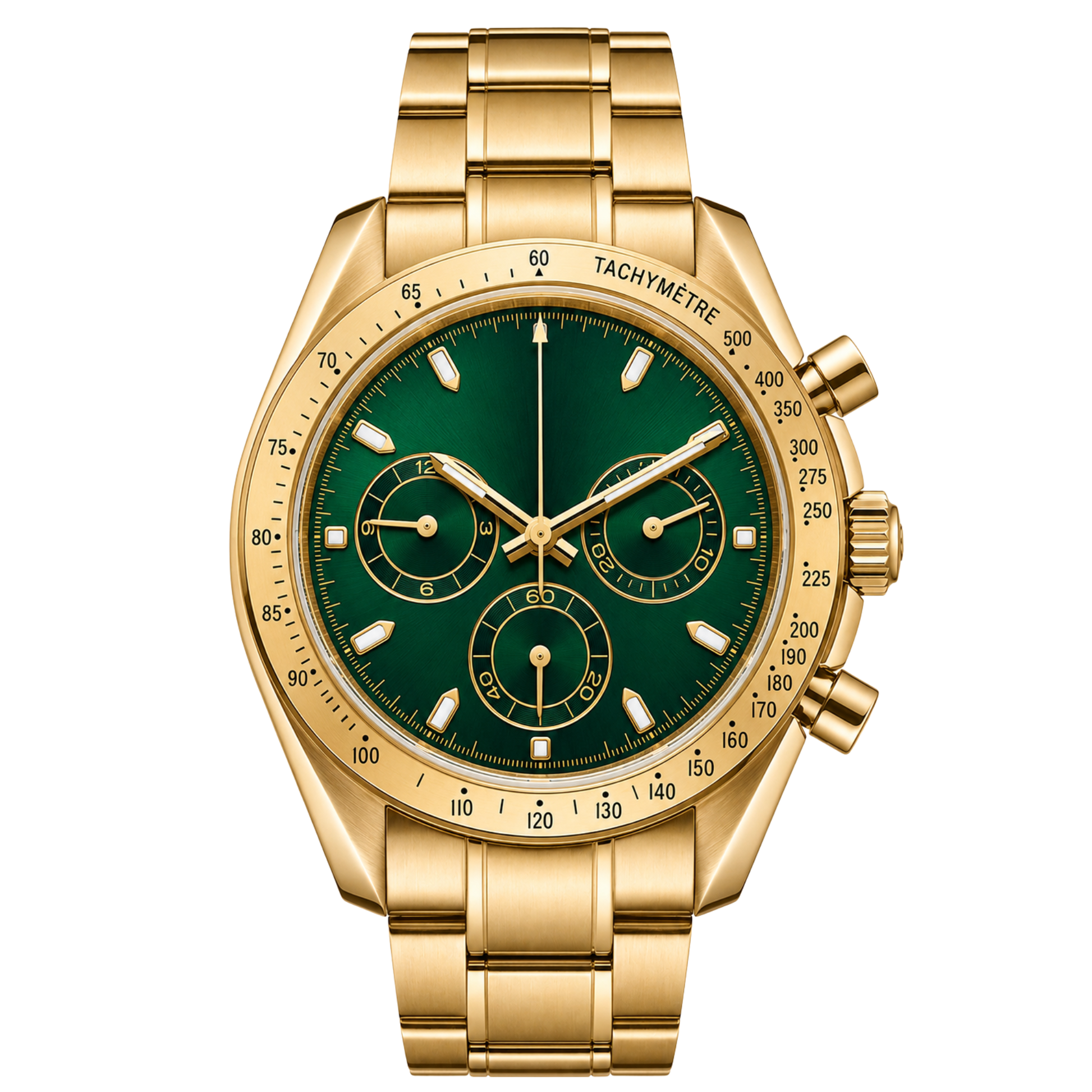 Montreval Torvex Green Gold – automatic watch, stainless steel case and bracelet
