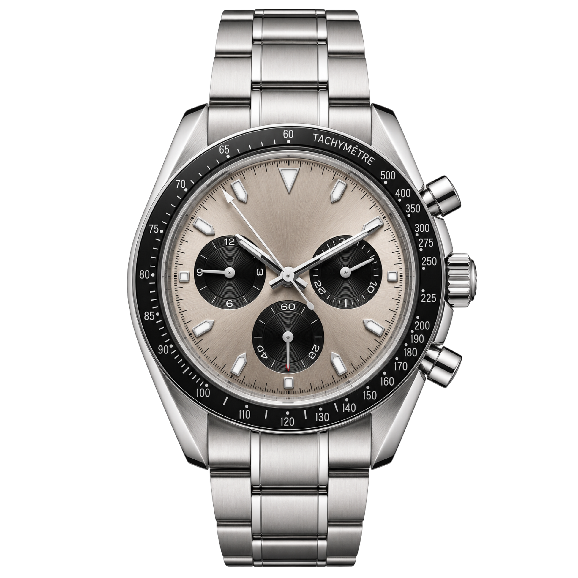 Montreval Torvex Champagne Steel – automatic watch, stainless steel case and bracelet