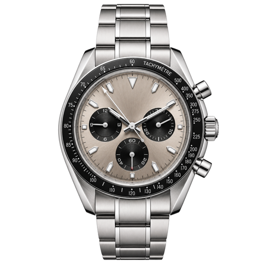 Montreval Torvex Champagne Steel – automatic watch, stainless steel case and bracelet