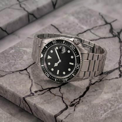 Montreval Montier Diver Steel – automatic watch, stainless steel case and bracelet