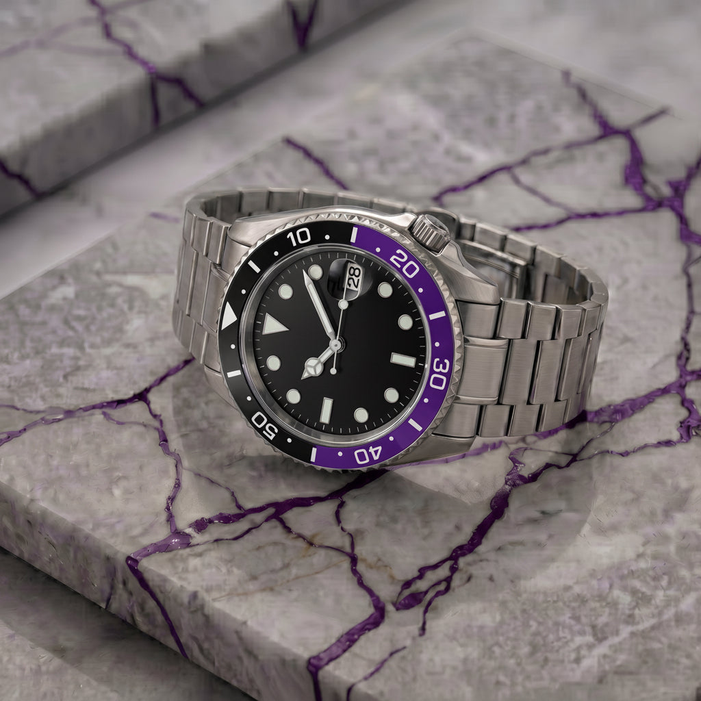 Montreval Montier TWO Tone Steel – automatic watch, stainless steel case and bracelet