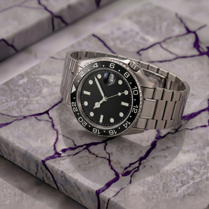 Montreval Navex Diver Steel – automatic watch, stainless steel case and bracelet