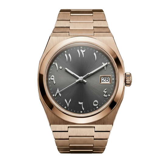 Montreval Tolaris.grey Rose – automatic watch, stainless steel case and bracelet