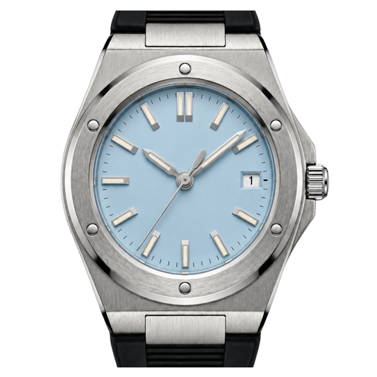 Montreval Valtor SKY Rubber – automatic watch, stainless steel case and bracelet