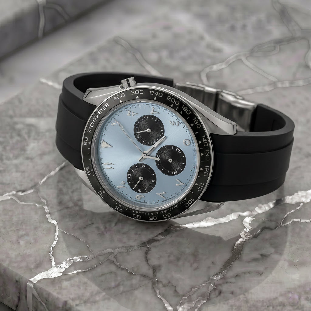 Montreval Torvex ICE Steel Rubber – automatic watch, stainless steel case and bracelet