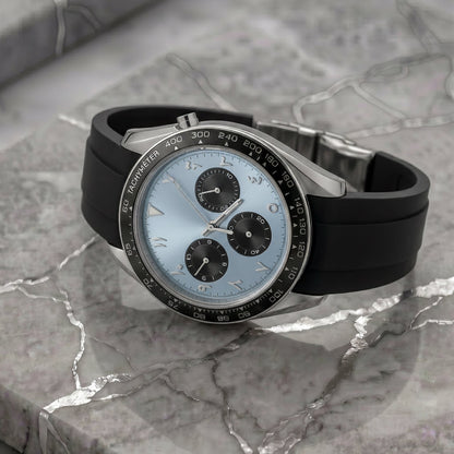 Montreval Torvex ICE Steel Rubber – automatic watch, stainless steel case and bracelet