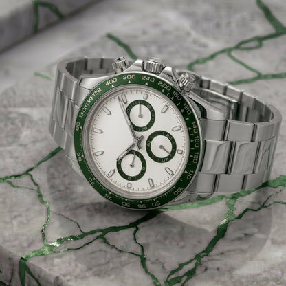 Montreval Torvex Green Steel – automatic watch, stainless steel case and bracelet