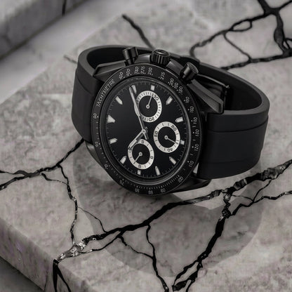 Montreval Torvex ALL Black – automatic watch, stainless steel case and bracelet