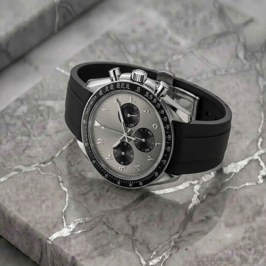 Montreval Torvex Grey Steel – automatic watch, stainless steel case and bracelet